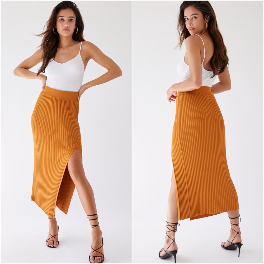 🏷️ SOLD • WILFRED • Zeta Skirt in Cairo Gold • XS - Picture 2 of 11